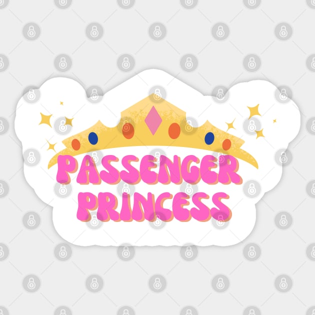 Passenger princess Sticker by Teewiii